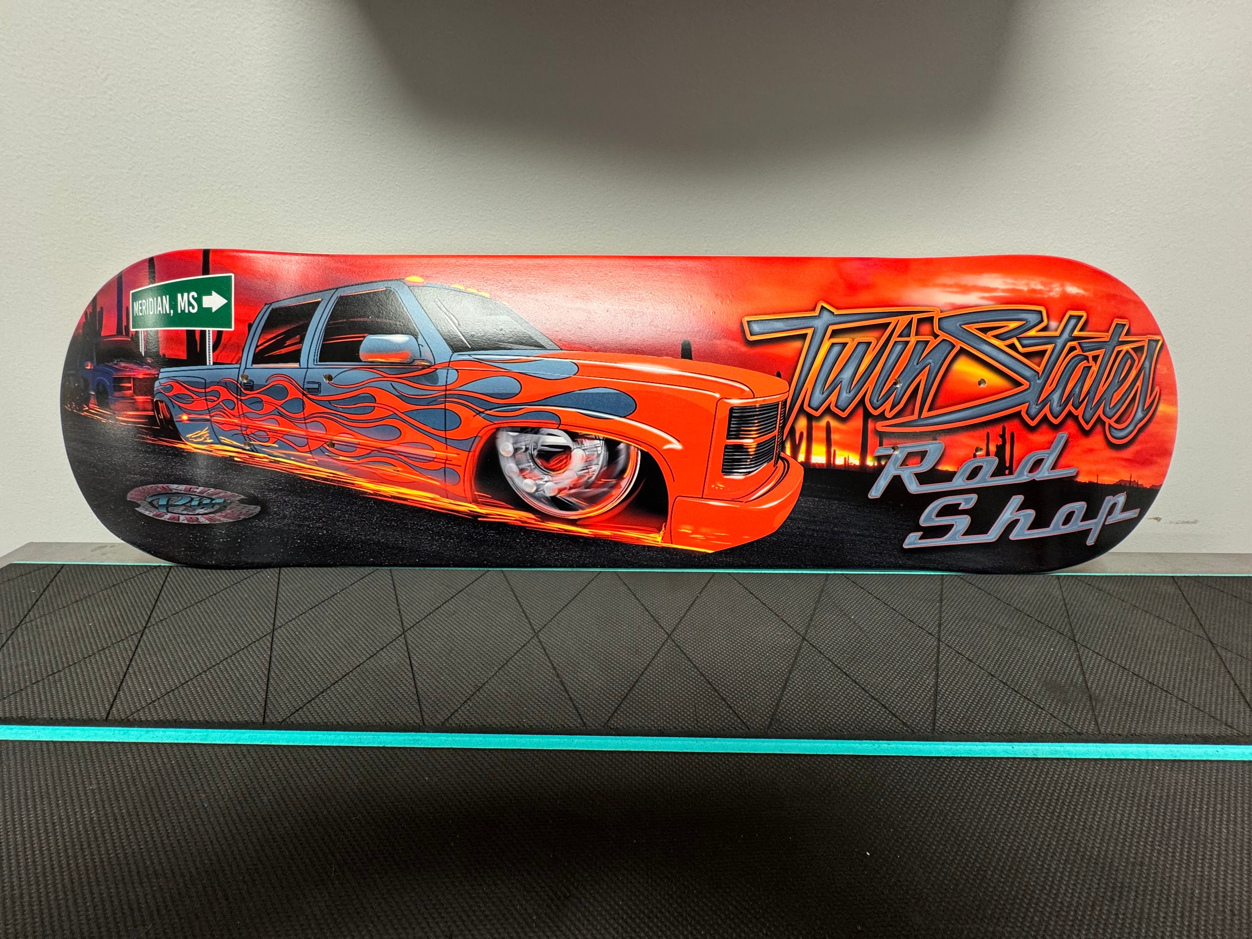 Flamed Dually Skate Deck