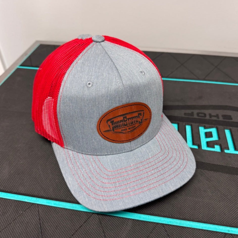 Leather Logo | Twin States Rod Shop Hat