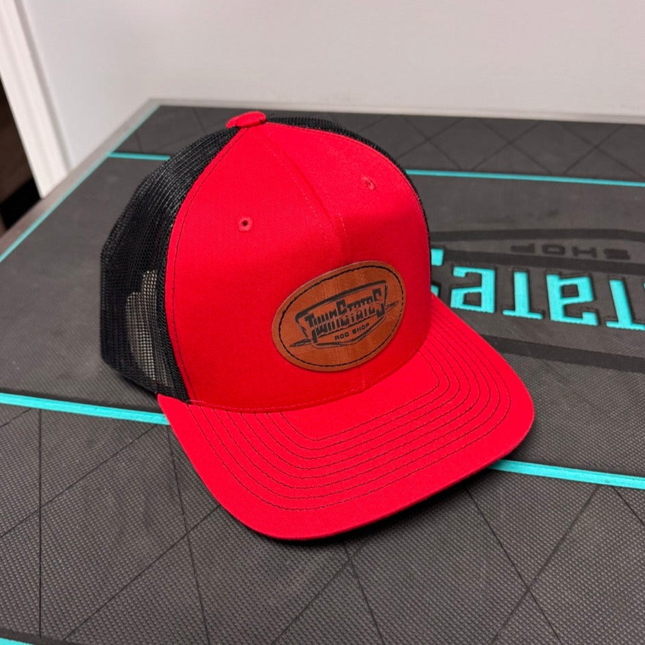 Leather Logo | Twin States Rod Shop Hat