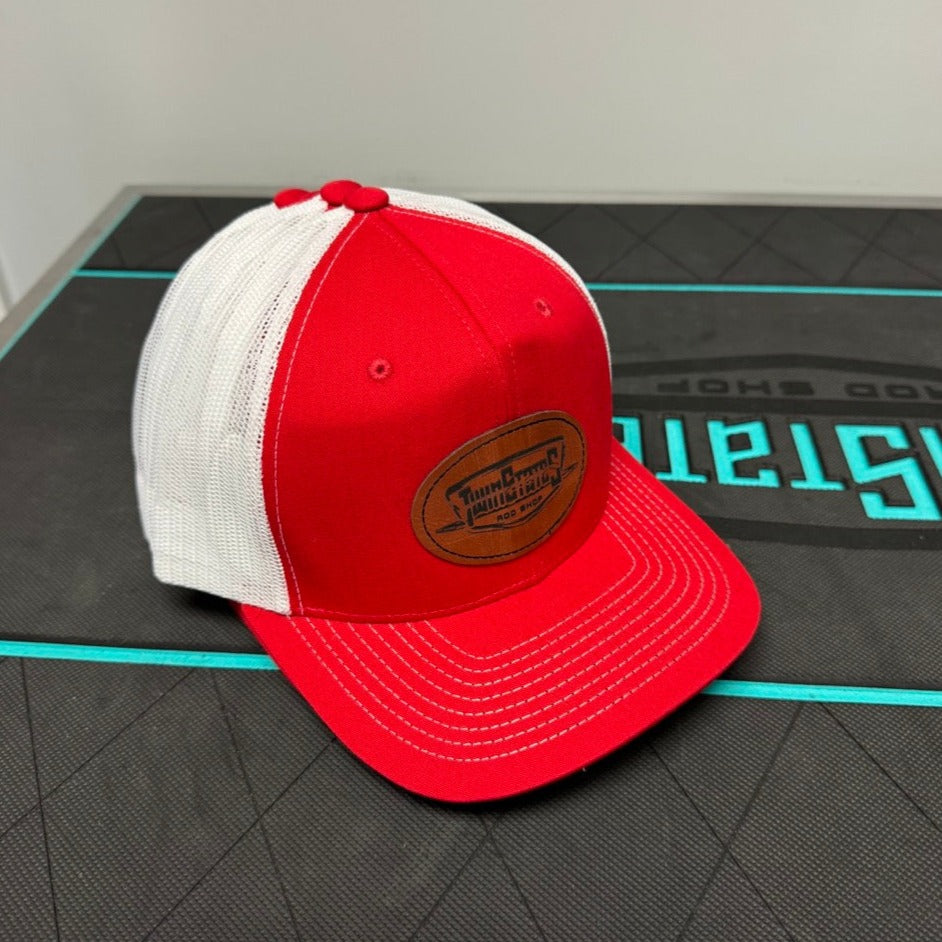 Leather Logo | Twin States Rod Shop Hat