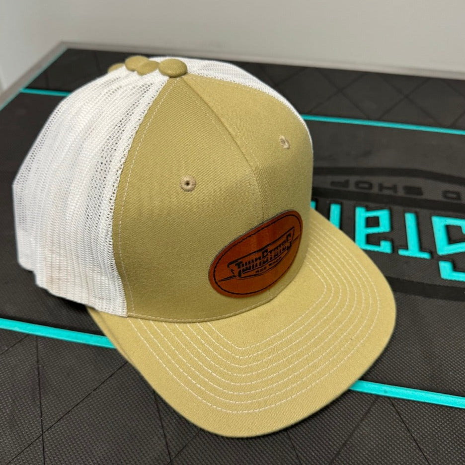 Leather Logo | Twin States Rod Shop Hat